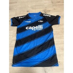 Capelli Sport Rush Soccer Jersey Blue Mens SMALL Short Sleeve Football Futbol 21